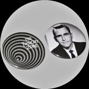 The Twilight Zone Button Pins Retro Sci Fi TV Series Jewelry
